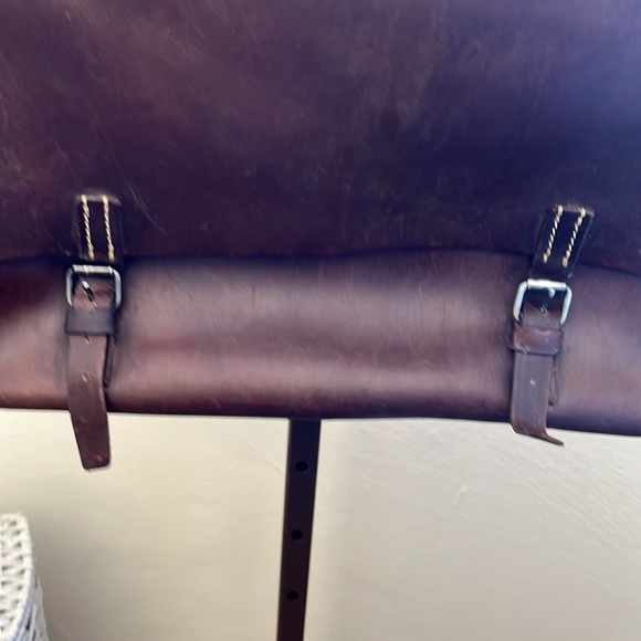 J. Crew Leather Expandable Mailbag/Satchel - Picture 5 of 16